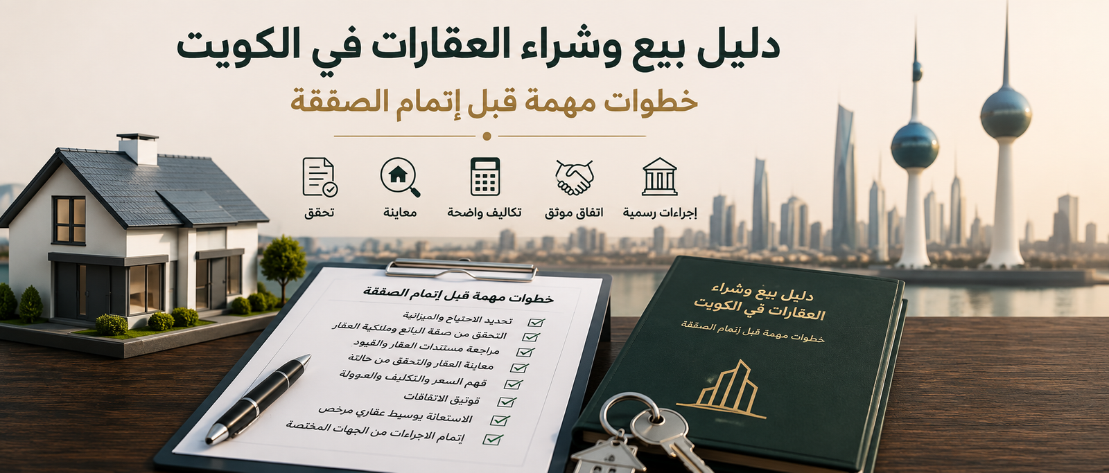 دليل بيع وشراء العقارات في الكويت وخطوات إتمام الصفقة
